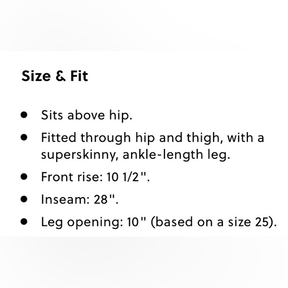 NWT J. Crew Curvy Toothpick Jean! - Picture 8 of 8